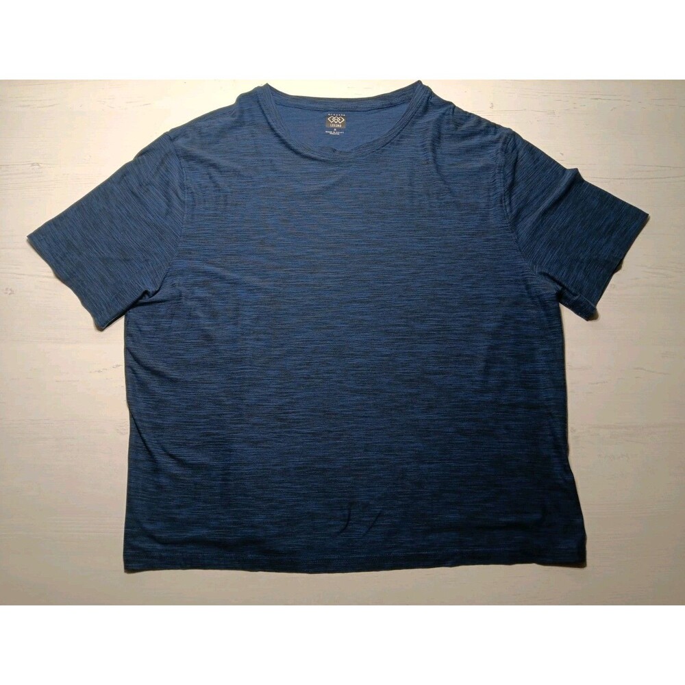 LEG3ND Legend Breathe Men’s T-Shirt Performance Top Heathered Blue Size 3X - Picture 1 of 15